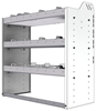 20-3536-3 Square back shelf unit 36"Wide x 15.5"Deep x 36"High with 3 shelves