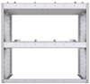 20-3836-2 Square back shelf unit 36"Wide x 18.5"Deep x 36"High with 2 shelves