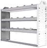 20-4136-3 Square back shelf unit 48"Wide x 11.5"Deep x 36"High with 3 shelves