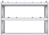 20-4336-2 Square back shelf unit 48"Wide x 13.5"Deep x 36"High with 2 shelves