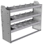 20-4336-3 Square back shelf unit 48"Wide x 13.5"Deep x 36"High with 3 shelves