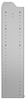 20-4358-3 Square back shelf unit 48"Wide x 13.5"Deep x 58"High with 3 shelves