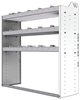 20-4548-3 Square back shelf unit 48"Wide x 15.5"Deep x 48"High with 3 shelves