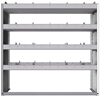 20-4548-4 Square back shelf unit 48"Wide x 15.5"Deep x 48"High with 4 shelves