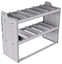 20-4836-2 Square back shelf unit 48"Wide x 18.5"Deep x 36"High with 2 shelves