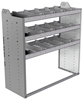 20-4848-3 Square back shelf unit 48"Wide x 18.5"Deep x 48"High with 3 shelves
