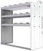 20-4848-3 Square back shelf unit 48"Wide x 18.5"Deep x 48"High with 3 shelves