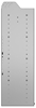 20-5548-4 Square back shelf unit 56"Wide x 15.5"Deep x 48"High with 4 shelves