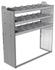 20-5858-3 Square back shelf unit 56"Wide x 18.5"Deep x 58"High with 3 shelves
