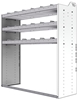 20-5858-3 Square back shelf unit 56"Wide x 18.5"Deep x 58"High with 3 shelves