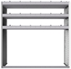 20-5858-3 Square back shelf unit 56"Wide x 18.5"Deep x 58"High with 3 shelves