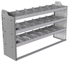 20-6536-3 Square back shelf unit 60"Wide x 15.5"Deep x 36"High with 3 shelves
