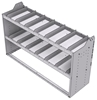 20-6836-2 Square back shelf unit 60"Wide x 18.5"Deep x 36"High with 2 shelves