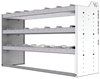 20-6836-3 Square back shelf unit 60"Wide x 18.5"Deep x 36"High with 3 shelves