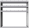 20-6858-3 Square back shelf unit 60"Wide x 18.5"Deep x 58"High with 3 shelves
