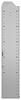 20-7163-5 Square back shelf unit 72"Wide x 11.5"Deep x 63"High with 5 shelves