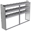 20-7348-3 Square back shelf unit 72"Wide x 13.5"Deep x 48"High with 3 shelves