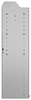 20-7348-3 Square back shelf unit 72"Wide x 13.5"Deep x 48"High with 3 shelves