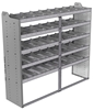 20-7863-5 Square back shelf unit 72"Wide x 18.5"Deep x 63"High with 5 shelves