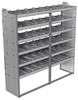 20-7872-6 Square back shelf unit 72"Wide x 18.5"Deep x 72"High with 6 shelves