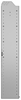 20-8163-4 Square back shelf unit 84"Wide x 11.5"Deep x 63"High with 4 shelves
