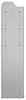 20-8358-3 Square back shelf unit 84"Wide x 13.5"Deep x 58"High with 3 shelves