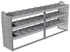 20-8536-3 Square back shelf unit 84"Wide x 15.5"Deep x 36"High with 3 shelves