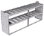 20-8836-2 Square back shelf unit 84"Wide x 18.5"Deep x 36"High with 2 shelves