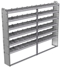 20-9172-6 Square back shelf unit 96"Wide x 11.5"Deep x 72"High with 6 shelves