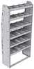 21-3372-6 Profiled back shelf unit 36"Wide x 13.5"Deep x 72"High with 6 shelves