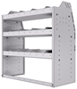 21-3536-3 Profiled back shelf unit 36"Wide x 15.5"Deep x 36"High with 3 shelves