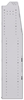 21-3572-5 Profiled back shelf unit 36"Wide x 15.5"Deep x 72"High with 5 shelves