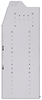 21-3848-4 Profiled back shelf unit 36"Wide x 18.5"Deep x 48"High with 4 shelves