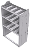 21-3858-3 Profiled back shelf unit 36"Wide x 18.5"Deep x 58"High with 3 shelves