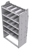 21-3863-5 Profiled back shelf unit 36"Wide x 18.5"Deep x 63"High with 5 shelves