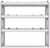 21-4548-3 Profiled back shelf unit 48"Wide x 15.5"Deep x 48"High with 3 shelves