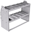 21-4836-2 Profiled back shelf unit 48"Wide x 18.5"Deep x 36"High with 2 shelves