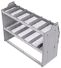 21-4836-2 Profiled back shelf unit 48"Wide x 18.5"Deep x 36"High with 2 shelves