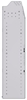 21-5358-4 Profiled back shelf unit 56"Wide x 13.5"Deep x 58"High with 4 shelves