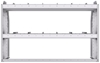 21-5536-2 Profiled back shelf unit 56"Wide x 15.5"Deep x 36"High with 2 shelves
