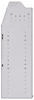 21-5548-3 Profiled back shelf unit 56"Wide x 15.5"Deep x 48"High with 3 shelves
