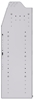 21-5548-4 Profiled back shelf unit 56"Wide x 15.5"Deep x 48"High with 4 shelves