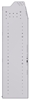 21-5558-3 Profiled back shelf unit 56"Wide x 15.5"Deep x 58"High with 3 shelves