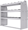 21-5848-3 Profiled back shelf unit 56"Wide x 18.5"Deep x 48"High with 3 shelves