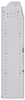 21-6358-4 Profiled back shelf unit 60"Wide x 13.5"Deep x 58"High with 4 shelves