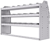 21-6536-3 Profiled back shelf unit 60"Wide x 15.5"Deep x 36"High with 3 shelves