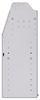 21-7336-2 Profiled back shelf unit 72"Wide x 13.5"Deep x 36"High with 2 shelves