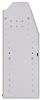 21-7336-2 Profiled back shelf unit 72"Wide x 13.5"Deep x 36"High with 2 shelves