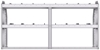 21-7336-2 Profiled back shelf unit 72"Wide x 13.5"Deep x 36"High with 2 shelves
