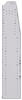 21-7372-6 Profiled back shelf unit 72"Wide x 13.5"Deep x 72"High with 6 shelves